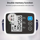 Automatic Upper Arm Blood Pressure Monitor for Adults with Arrhythmia Indicator, Large LED Display, Adjustable Cuff (8.7"-15.7"), Memory Function - Battery Operated (4xAAA Not Included) - CK-A155