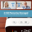 Oklar Blood Pressure Monitor BP Monitor LED Display Blood Pressure Cuff Machine Voice Broadcasting Digital Blood Pressure Monitor Includes Charging Cord