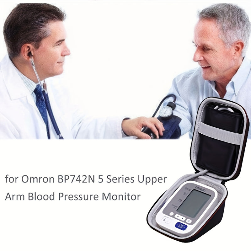 Classic Rolling Upper Arm Blood Pressure Monitor Case: Protective Travel Storage with Dimensions 4.33inch x 3.15inch x 5.91inch
